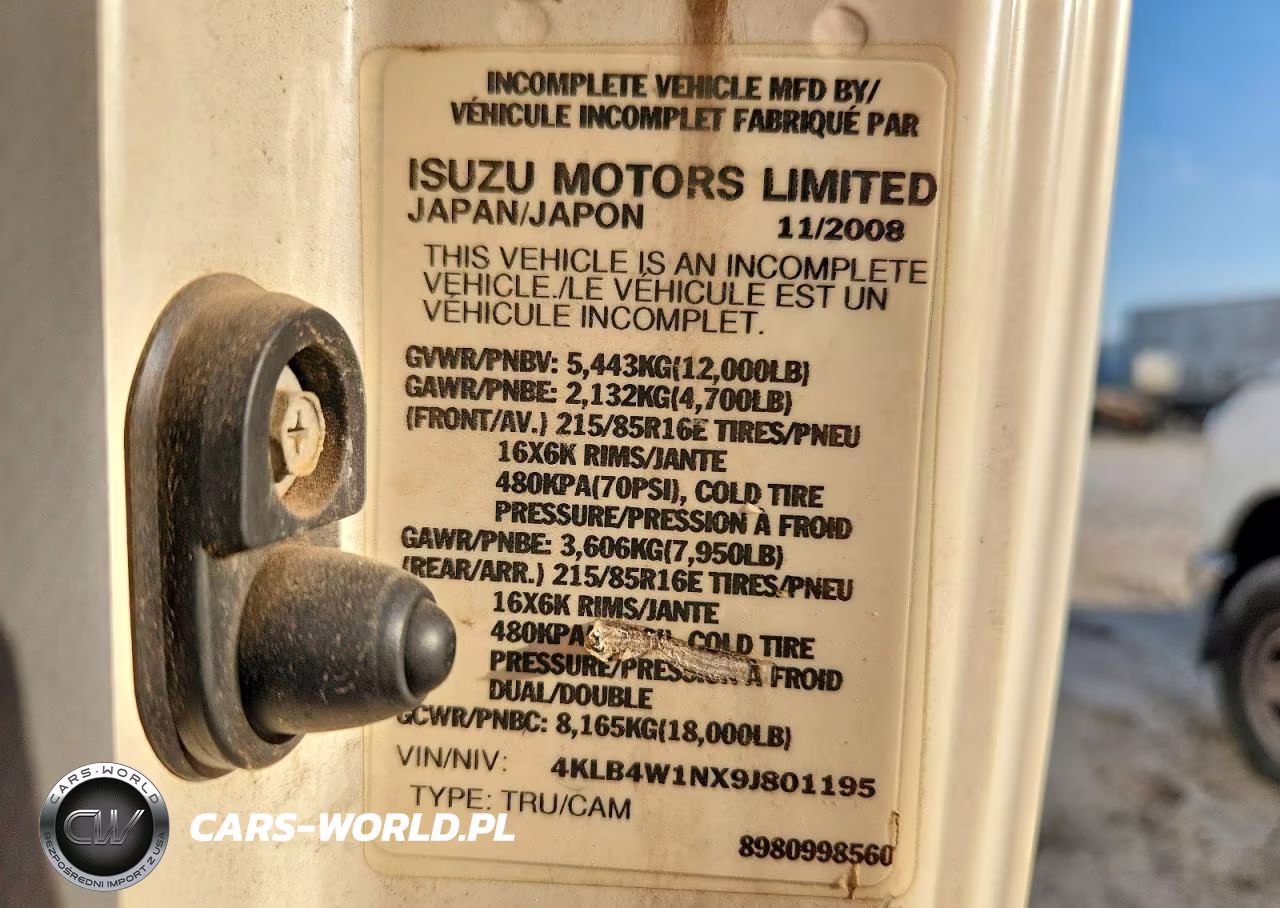 2009 Isuzu Npr VIN:4KLB4W1NX9J801195 - 13