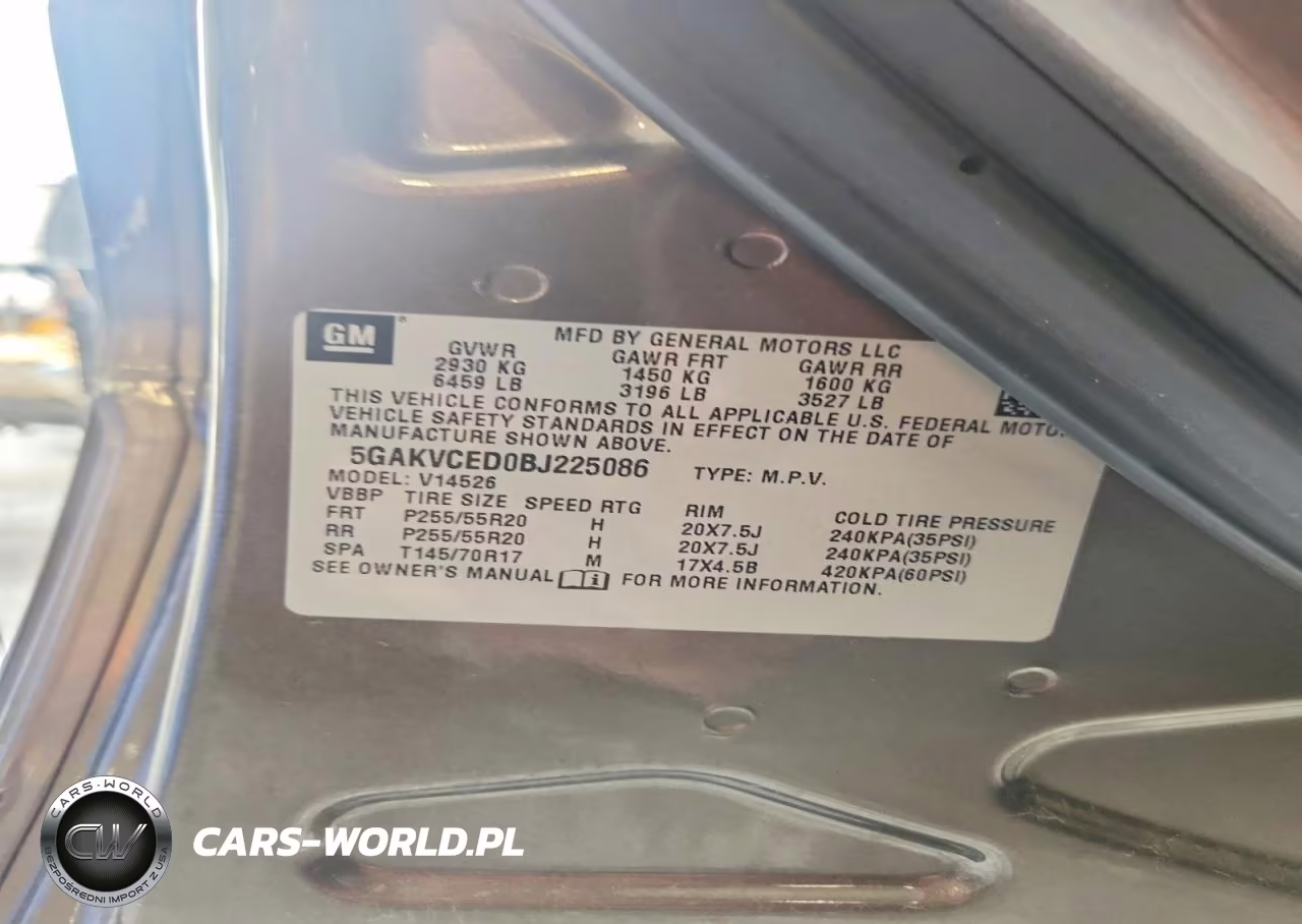 2011 Buick Enclave Cxl VIN:5GAKVCED0BJ225086 - 13
