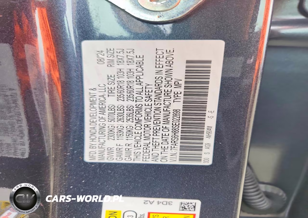 2025 Honda Cr-V Sport-L VIN:7FARS6H88SE022898 - 13