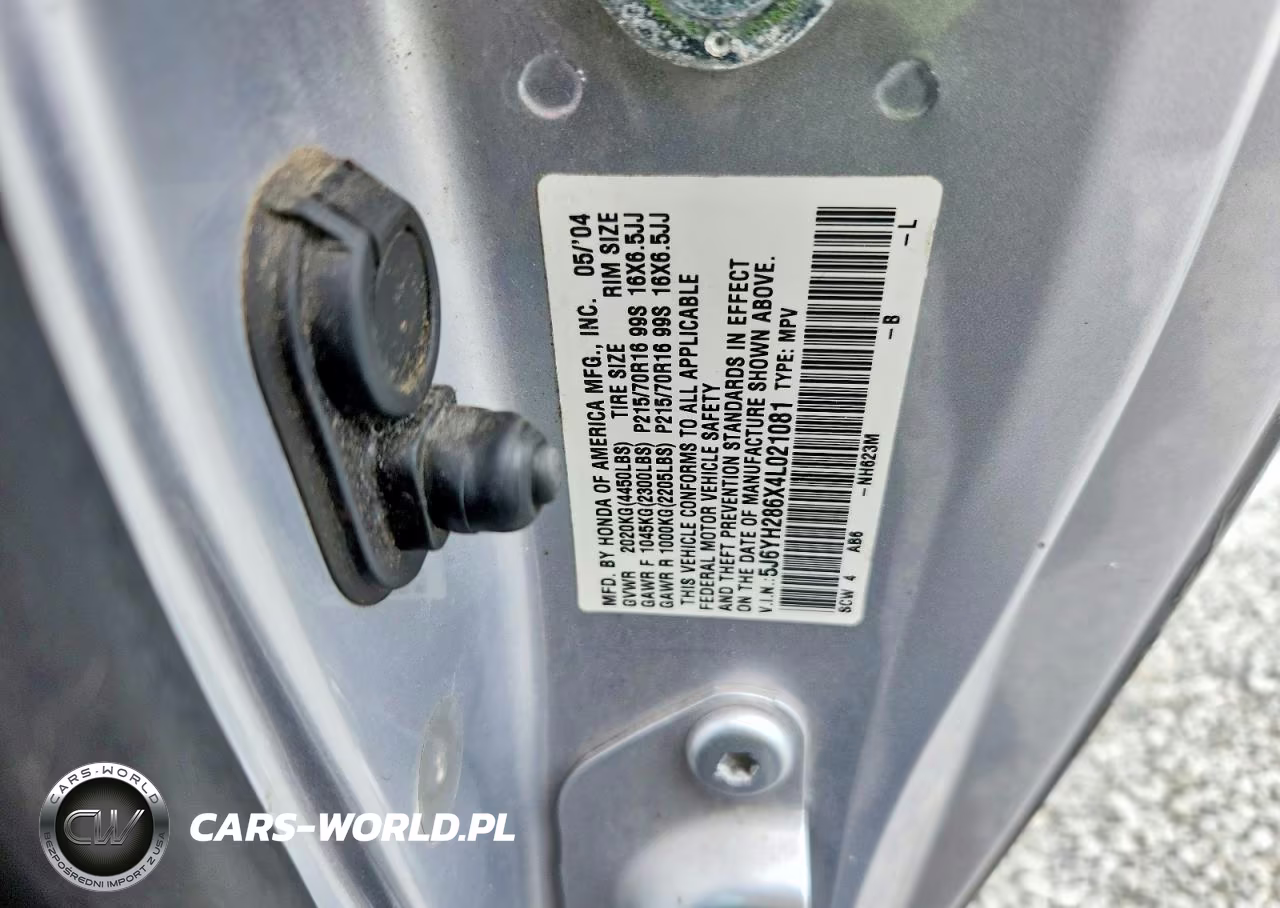 2004 Honda Element Ex VIN:5J6YH286X4L021081 - 14