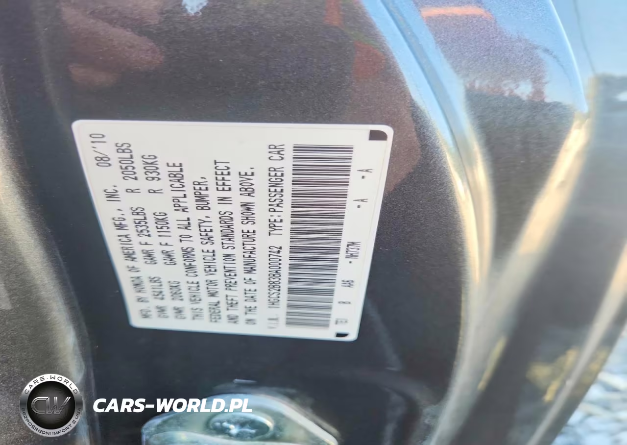 2011 Honda Accord Exl VIN:1HGCS2B83BA000742 - 13