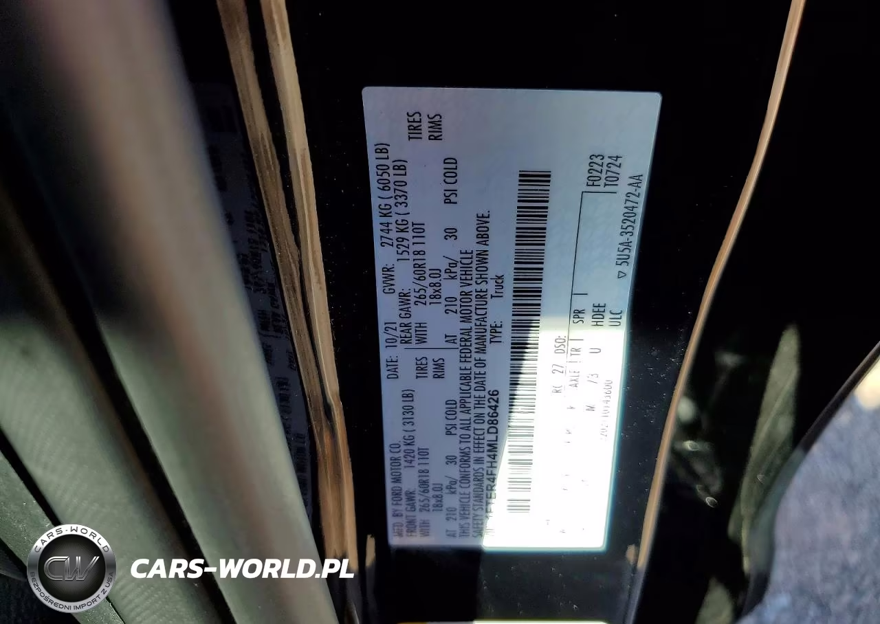 2021 Ford Ranger Xl VIN:1FTER4FH4MLD86426 - 12