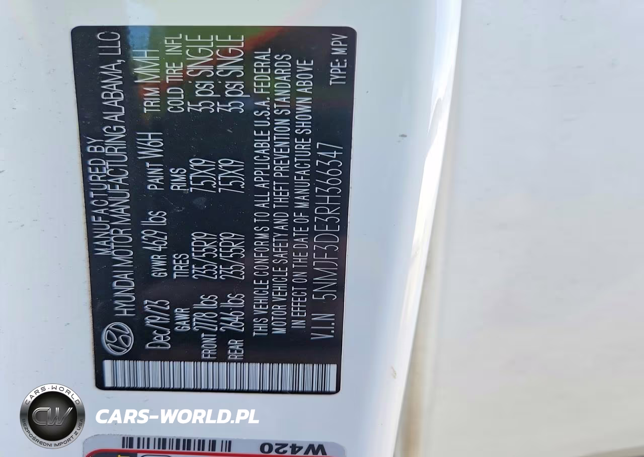 2024 Hyundai Tucson Sel VIN:5NMJF3DE3RH366347 - 12