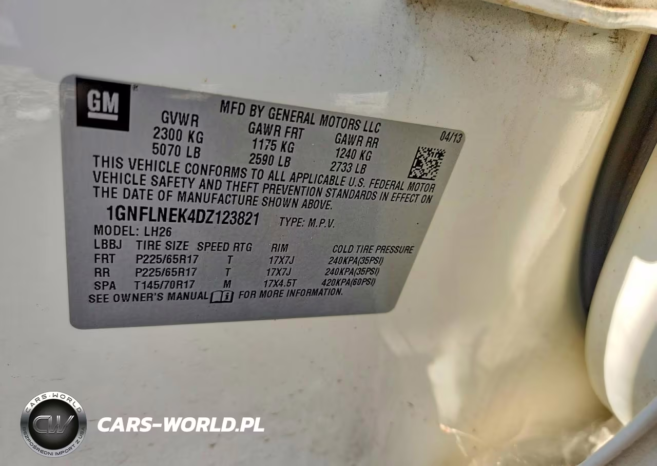 2013 Chev Equinox VIN:1GNFLNEK4DZ123821 - 13