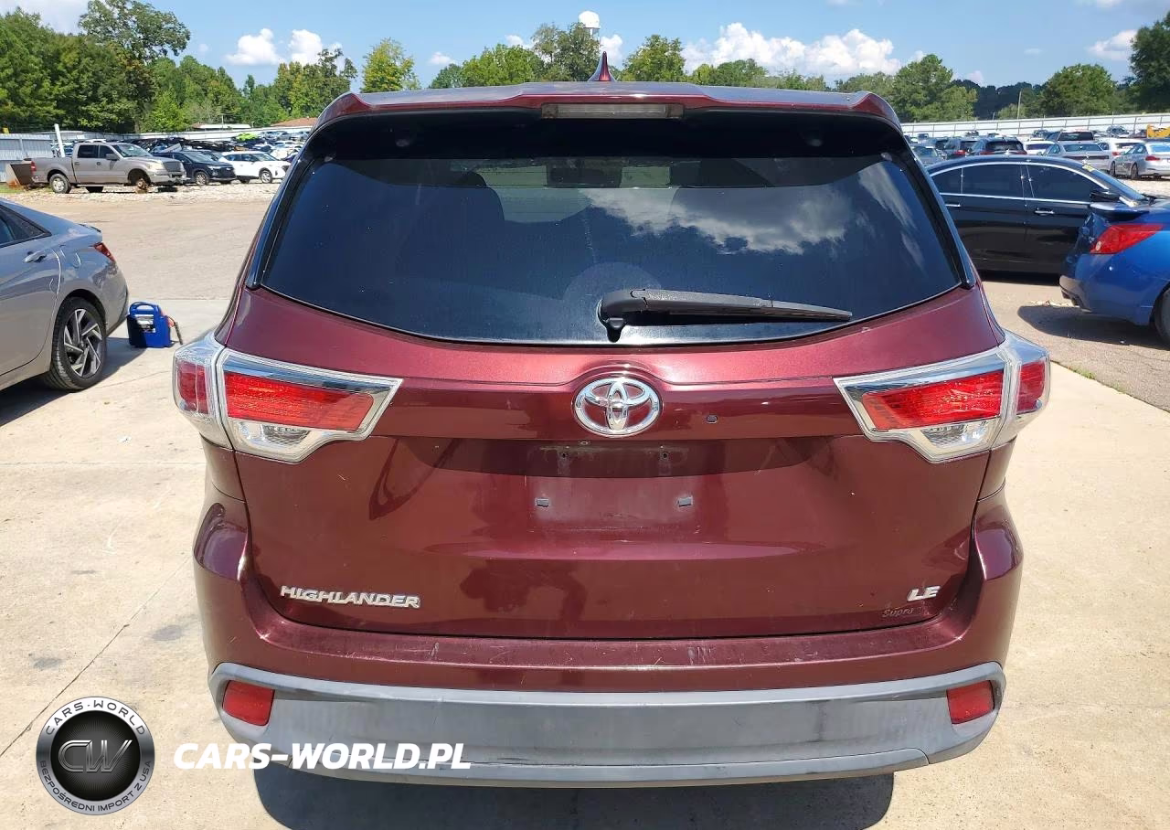2015 Toyota Highlander Le Plus VIN:5TDZKRFH4FS072800 - 6