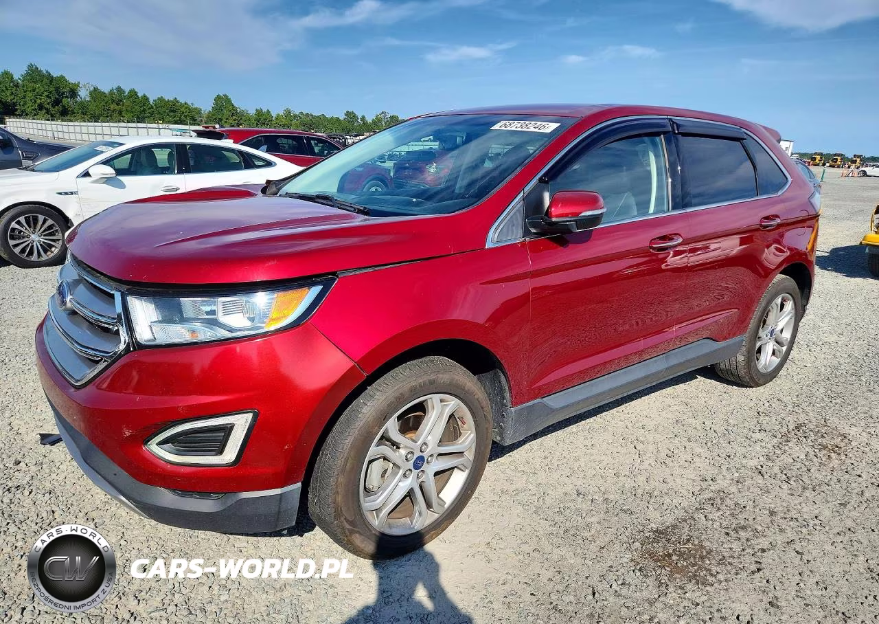 2017 Ford Edge Titanium VIN:2FMPK3K91HBB58097 - 1