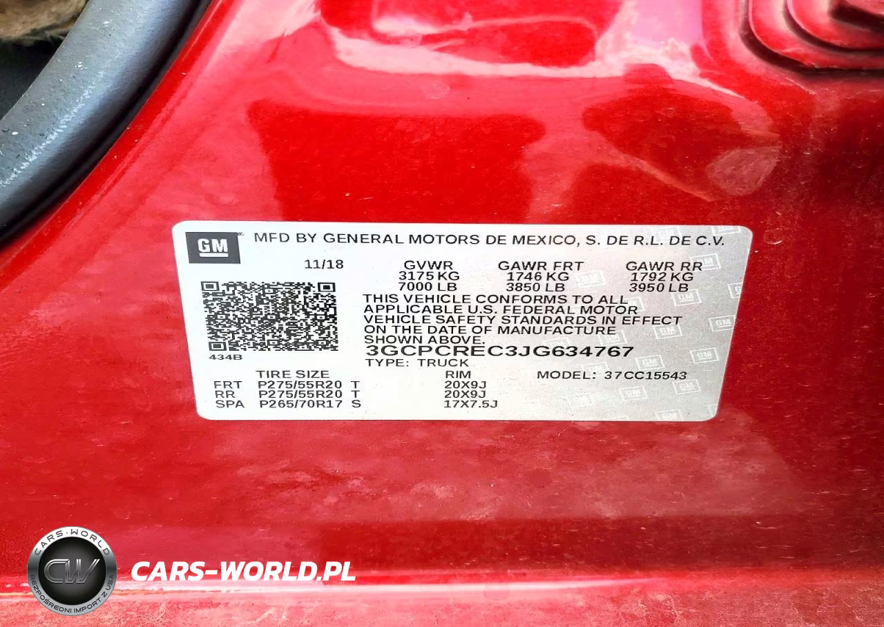 2018 Chevrolet Silverado C1500 Lt VIN:3GCPCREC3JG634767 - 12