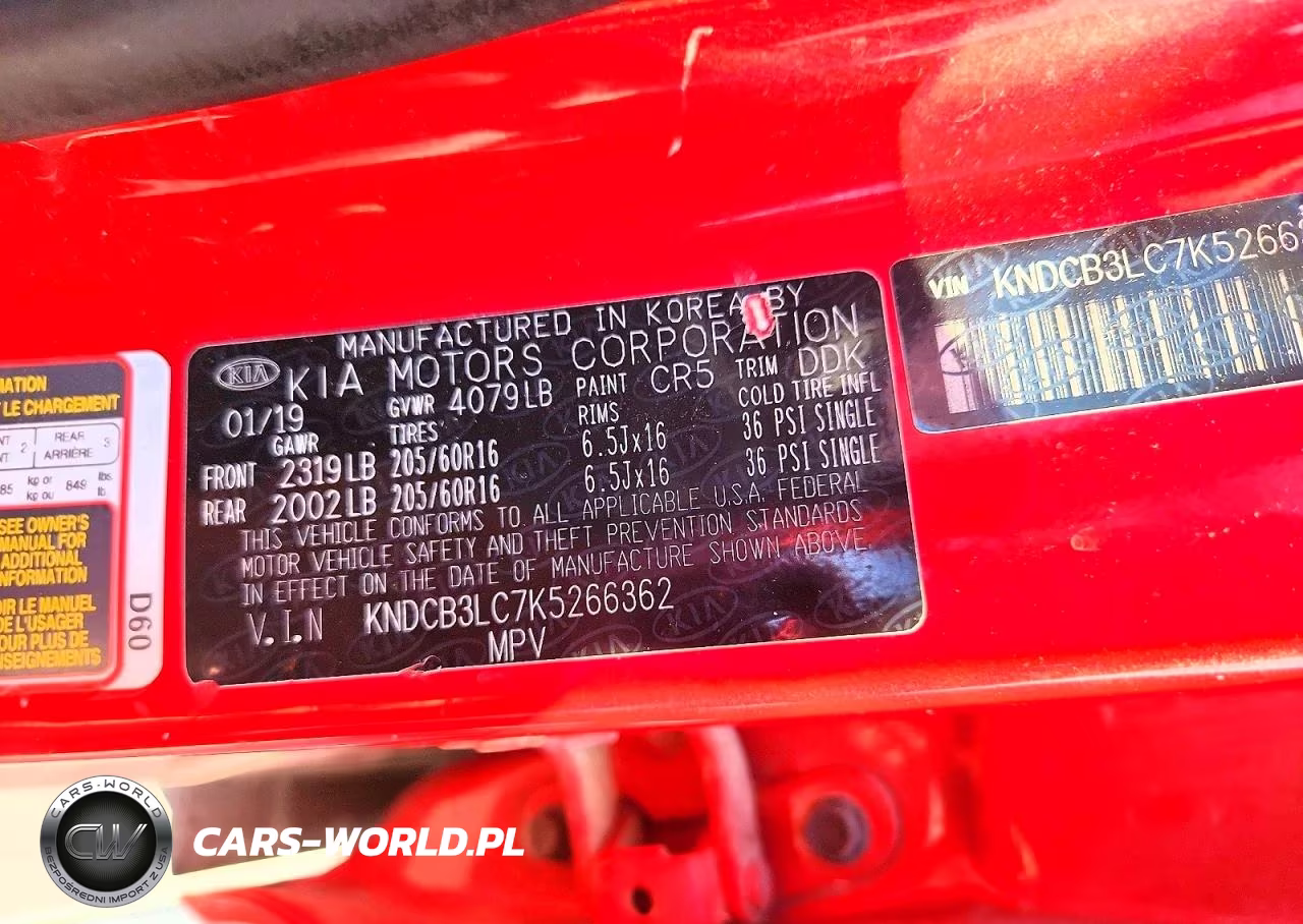 2019 Kia Niro Fe VIN:KNDCB3LC7K5266362 - 13