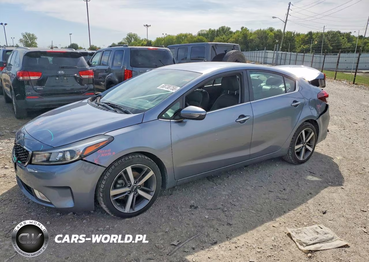 2017 Kia Forte Ex VIN:3KPFL4A88HE110665 - 1