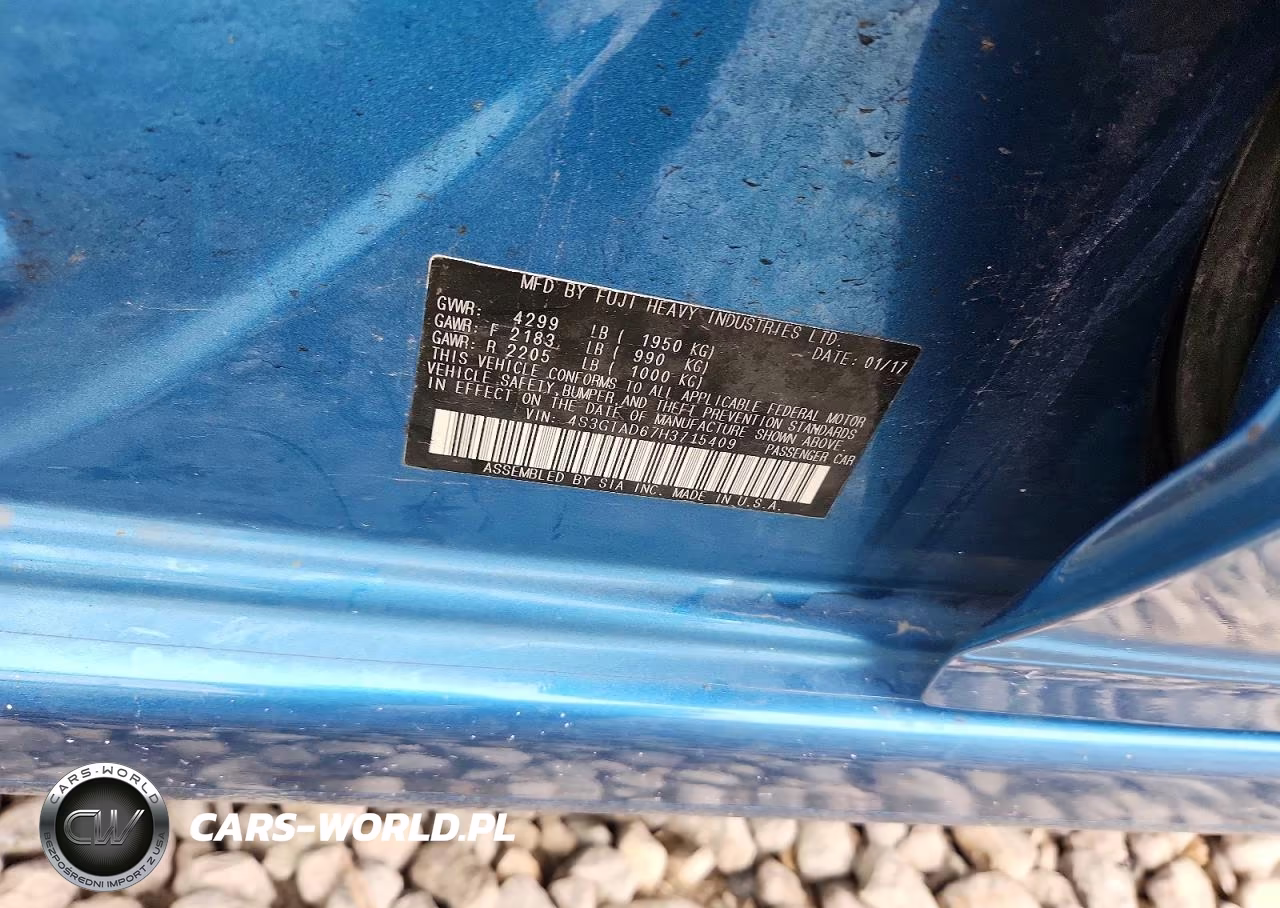 2017 Subaru Impreza Premium Plus VIN:4S3GTAD67H3715409 - 12