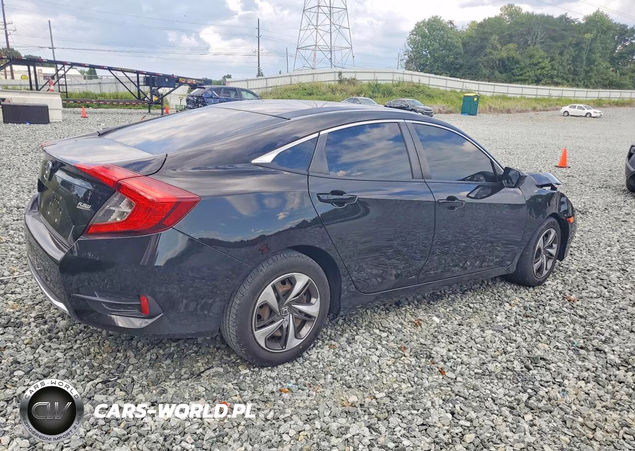 2021 Honda Civic Lx VIN:2HGFC2F60MH555154 - 3