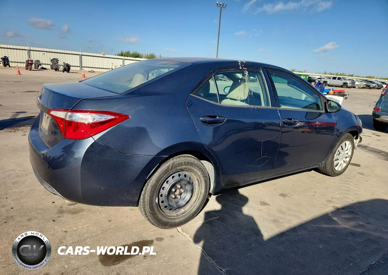 2014 Toyota Corolla Le VIN:5YFBURHE1EP161522 - 3