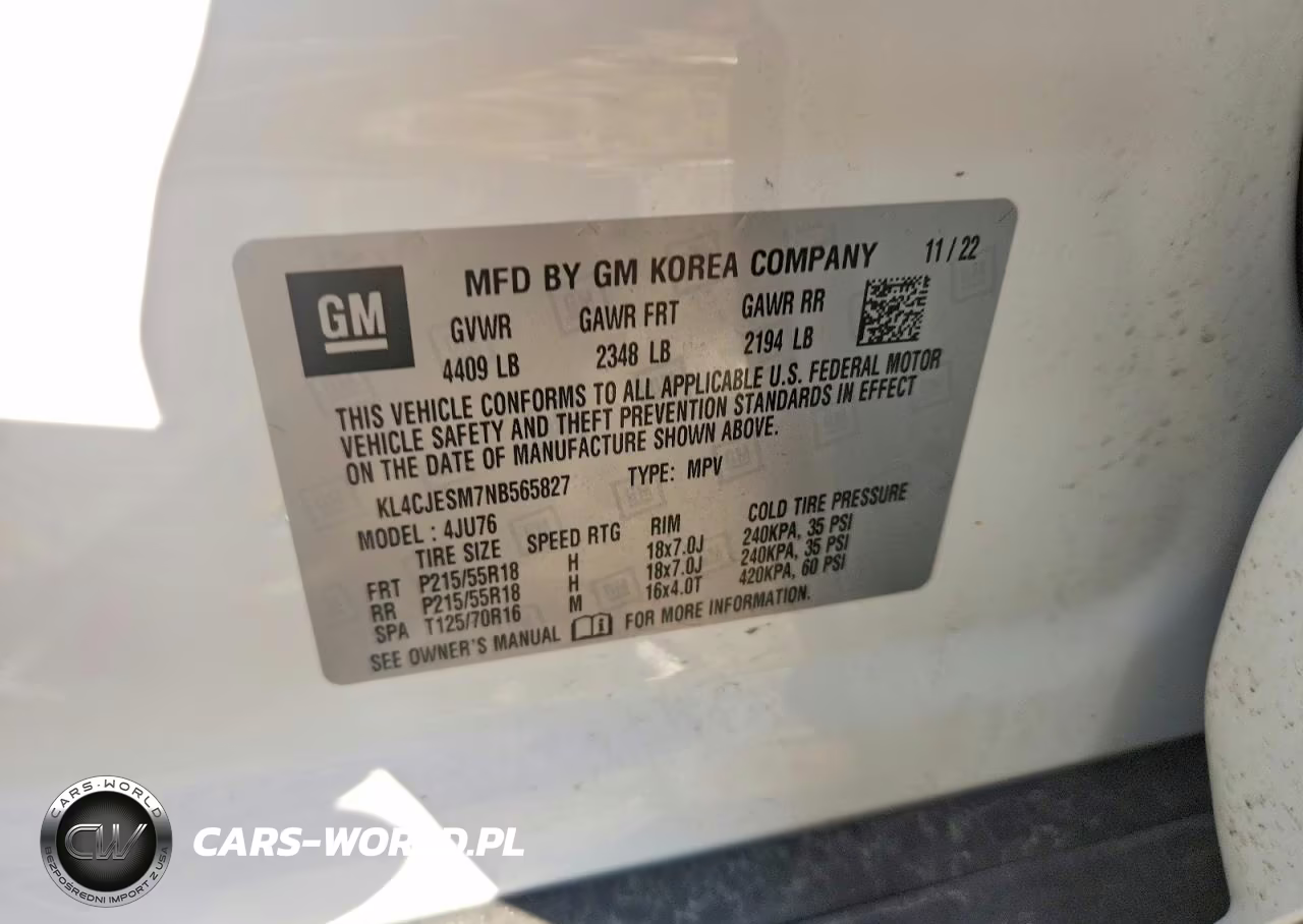 2022 Buick Encore Preferred VIN:KL4CJESM7NB565827 - 12