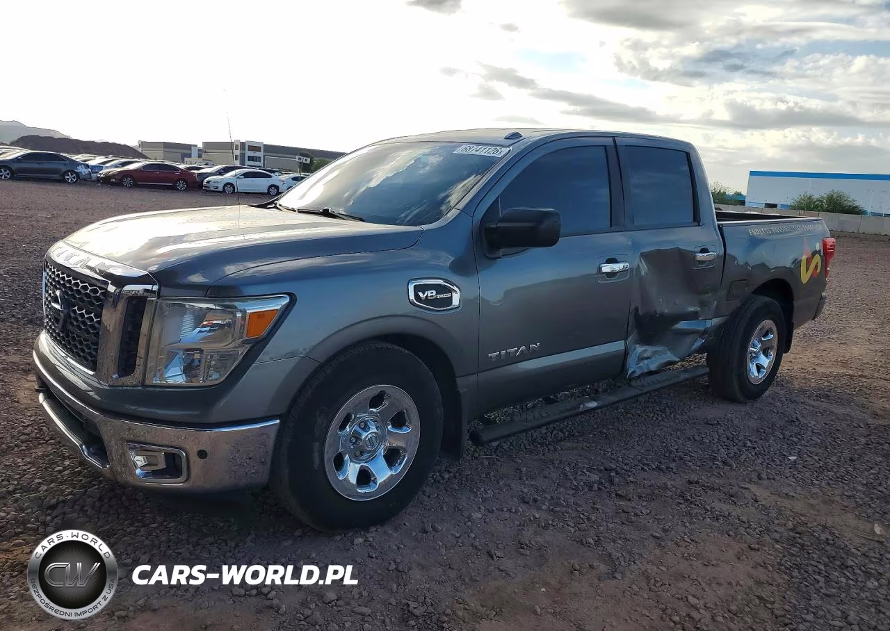 2017 Nissan Titan Sv VIN:1N6AA1E68HN501704 - 1