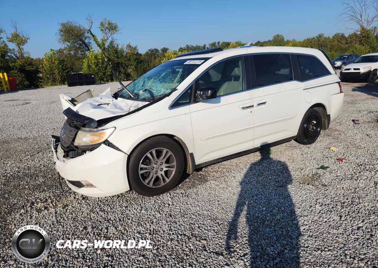 2012 Honda Odyssey Exl VIN:5FNRL5H61CB136325 - 1