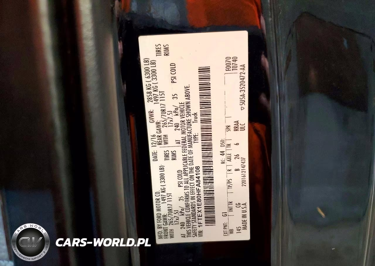2017 Ford F150 Super Cab VIN:1FTEX1E80HFA84108 - 12