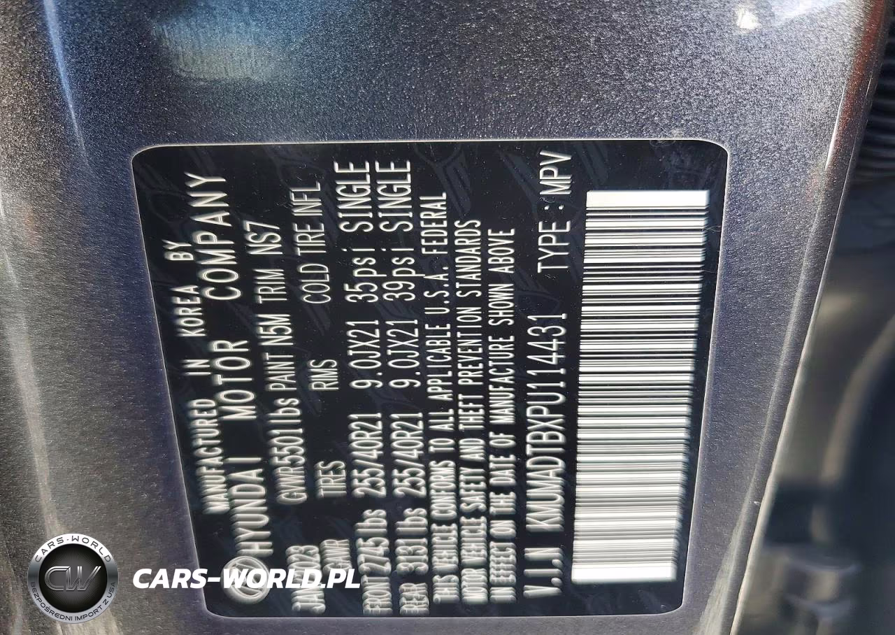 2023 Genesis Gv70 2.5T Standard VIN:KMUMADTBXPU114431 - 13