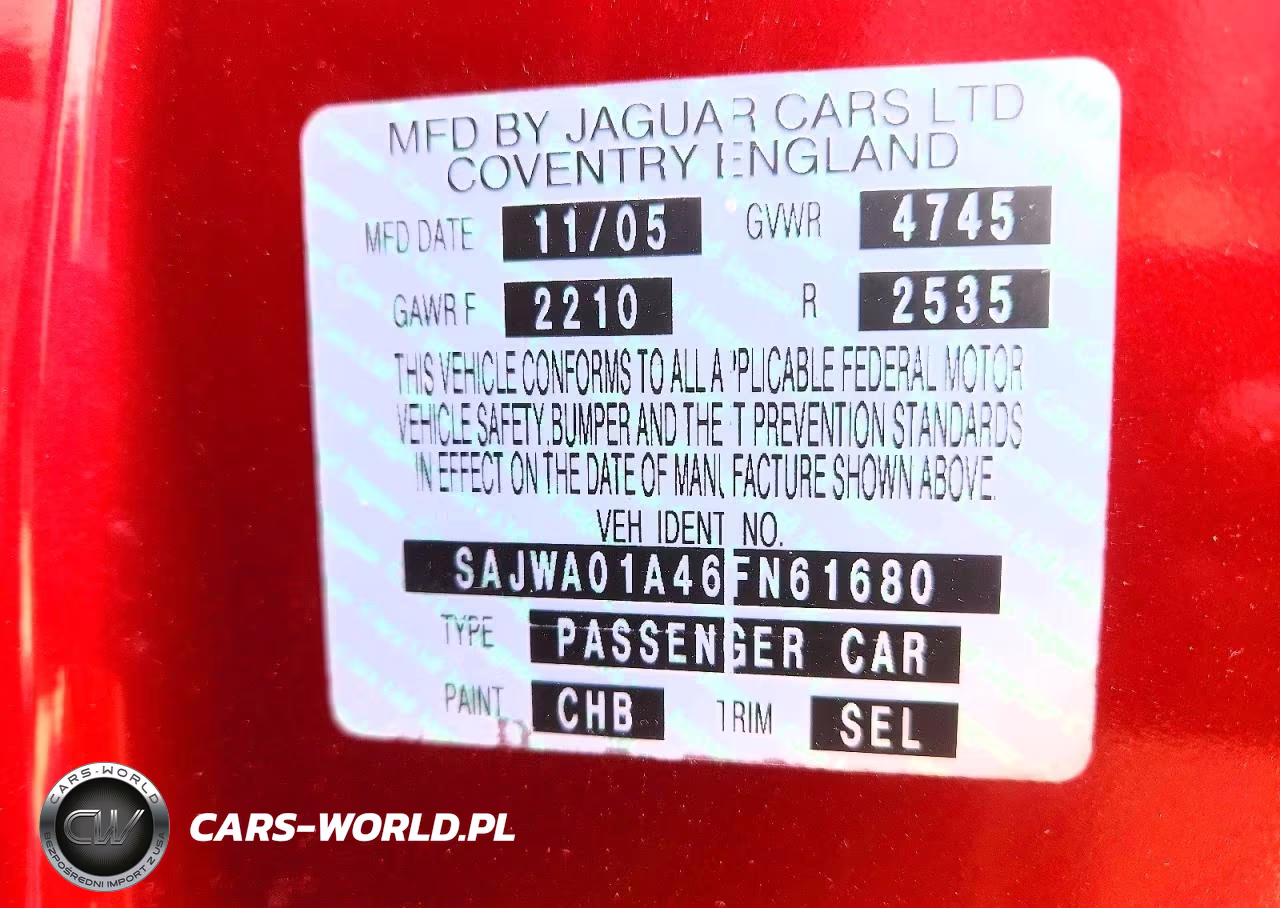 2006 Jaguar S-Type VIN:SAJWA01A46FN61680 - 12