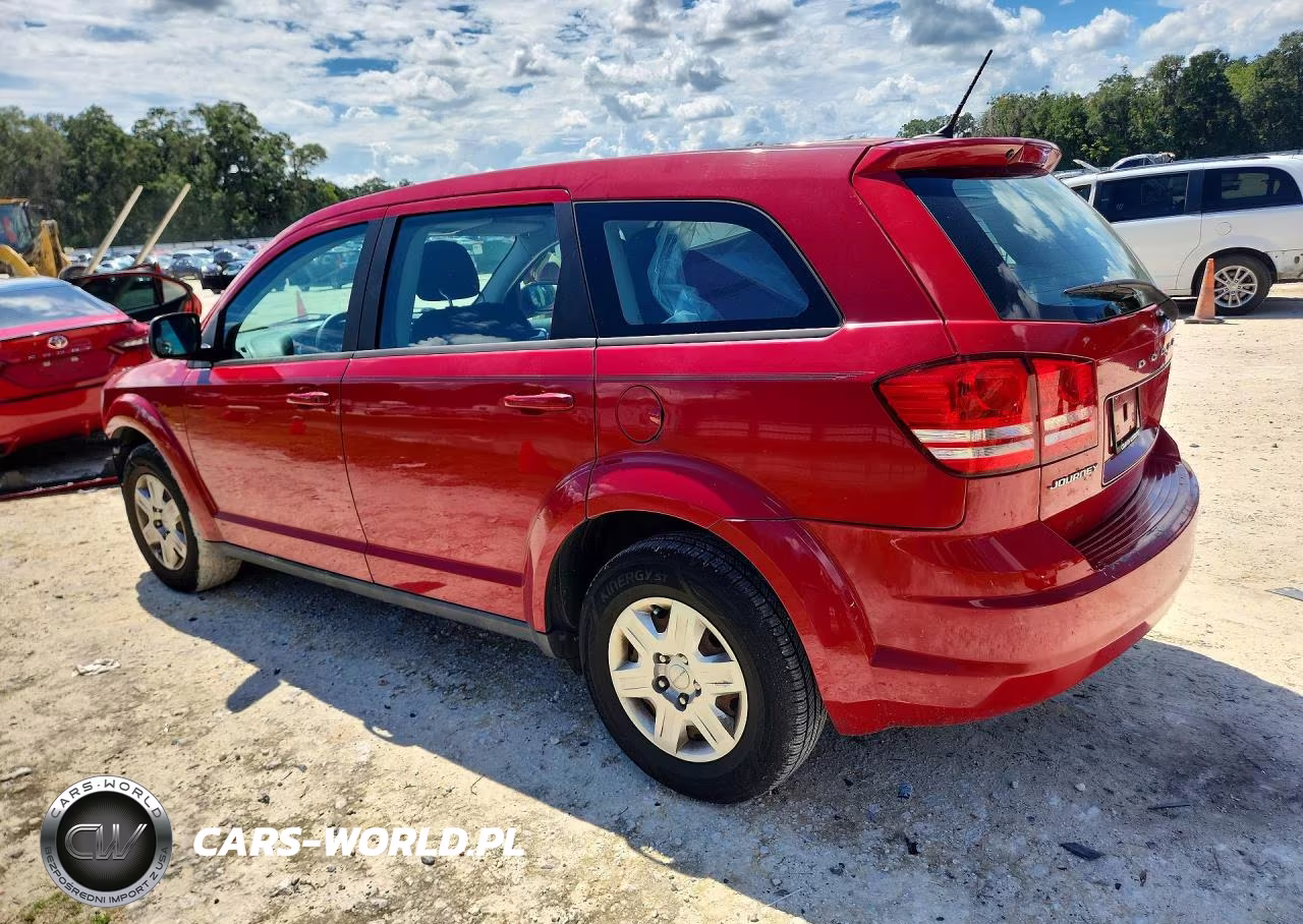 2012 Dodge Journey Se VIN:3C4PDCAB5CT389598 - 2