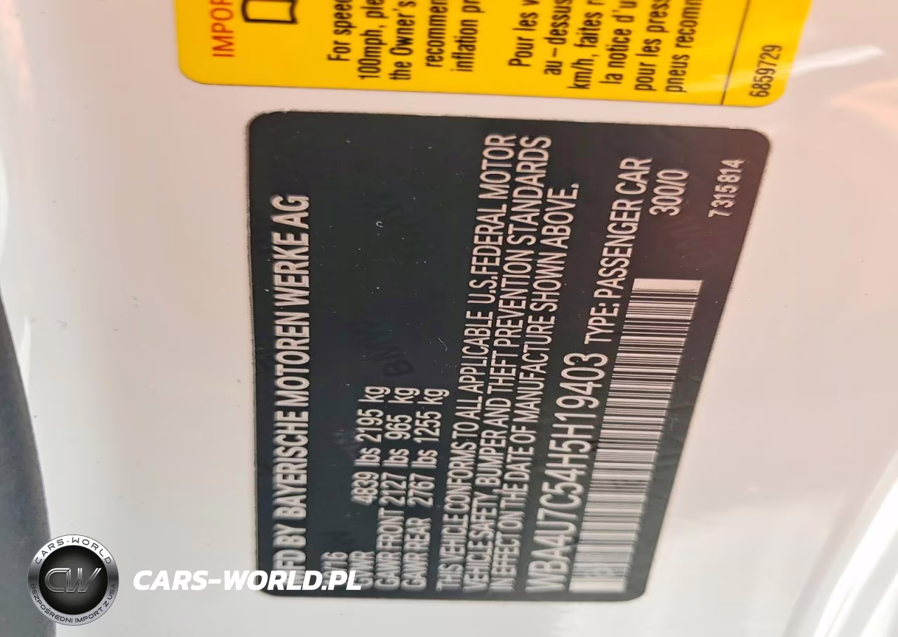 2017 BMW 430I VIN:WBA4U7C54H5H19403 - 12