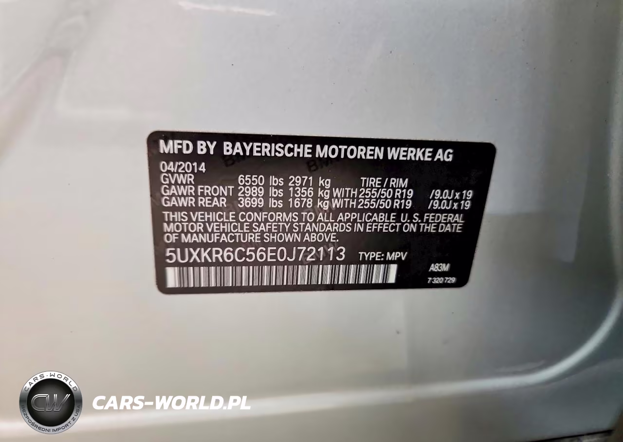 2014 BMW X5 xDrive50I VIN:5UXKR6C56E0J72113 - 13