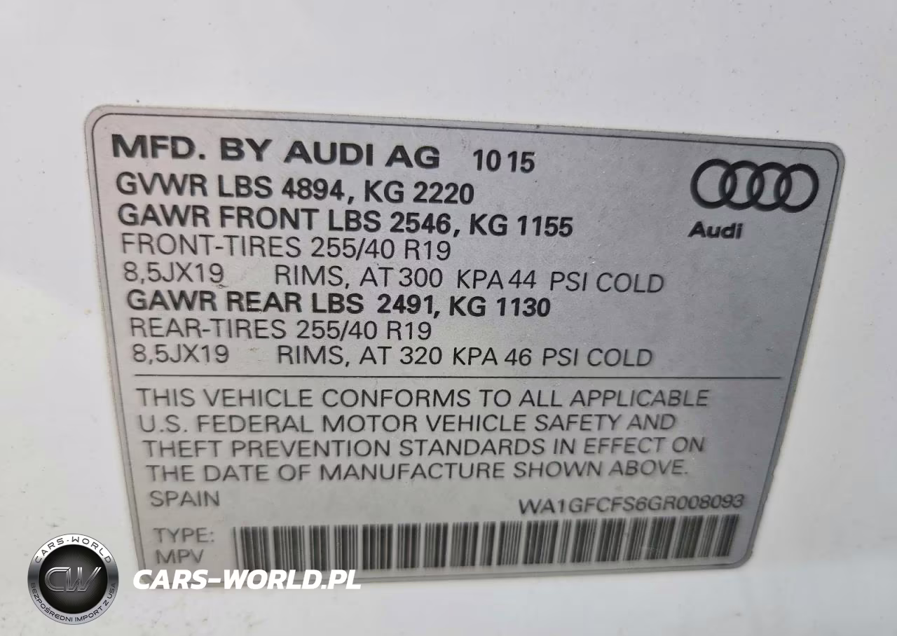 2016 Audi Q3 Prestige VIN:WA1GFCFS6GR008093 - 13