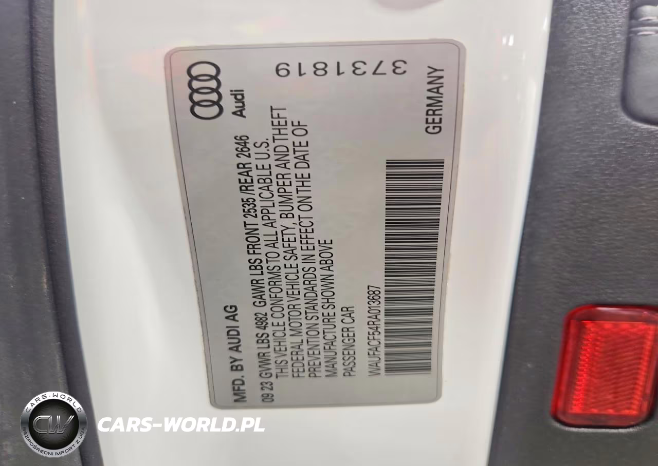 2024 Audi A5 S-Line Quattro VIN:WAUFACF54RA013687 - 13