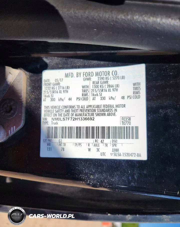 2017 Ford Transit Connect Xlt VIN:NM0LS7F72H1336692 - 12