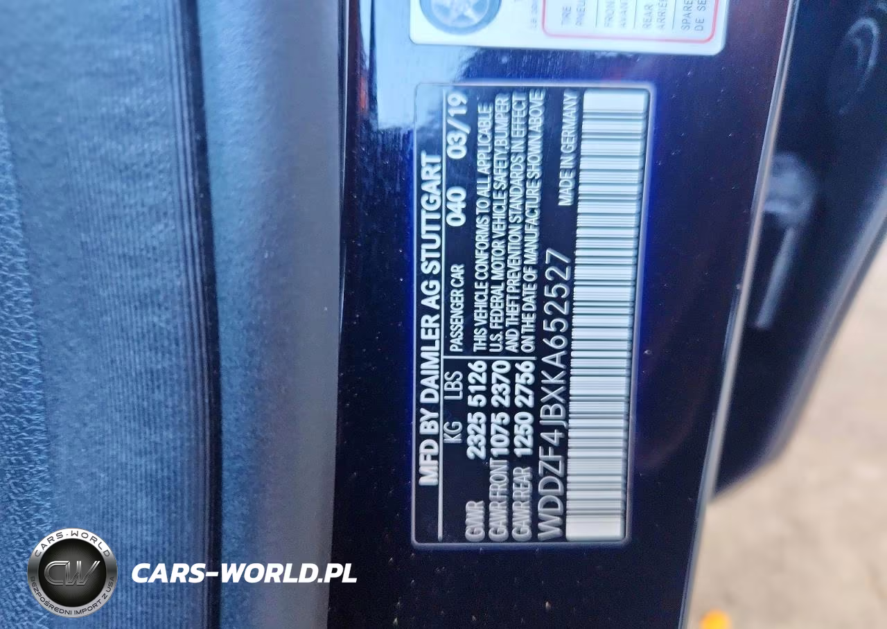 2019 Mercedes-Benz E 300 VIN:WDDZF4JBXKA652527 - 12