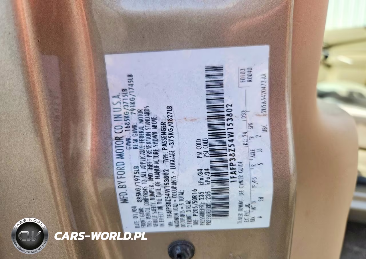 2004 Ford Focus Zts VIN:1FAFP38Z54W153802 - 12