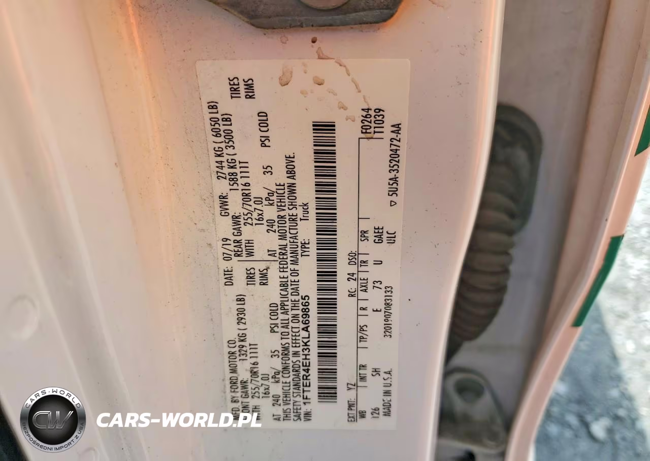 2019 Ford Ranger Xl VIN:1FTER4EH3KLA69865 - 12