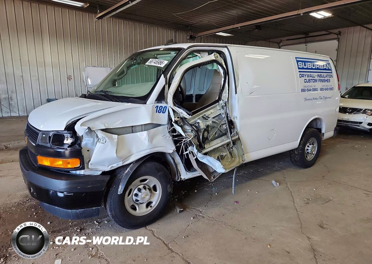 2023 Chevrolet Express 2500 Delivery Van VIN:1GCWGAFP0P1250438 - 1