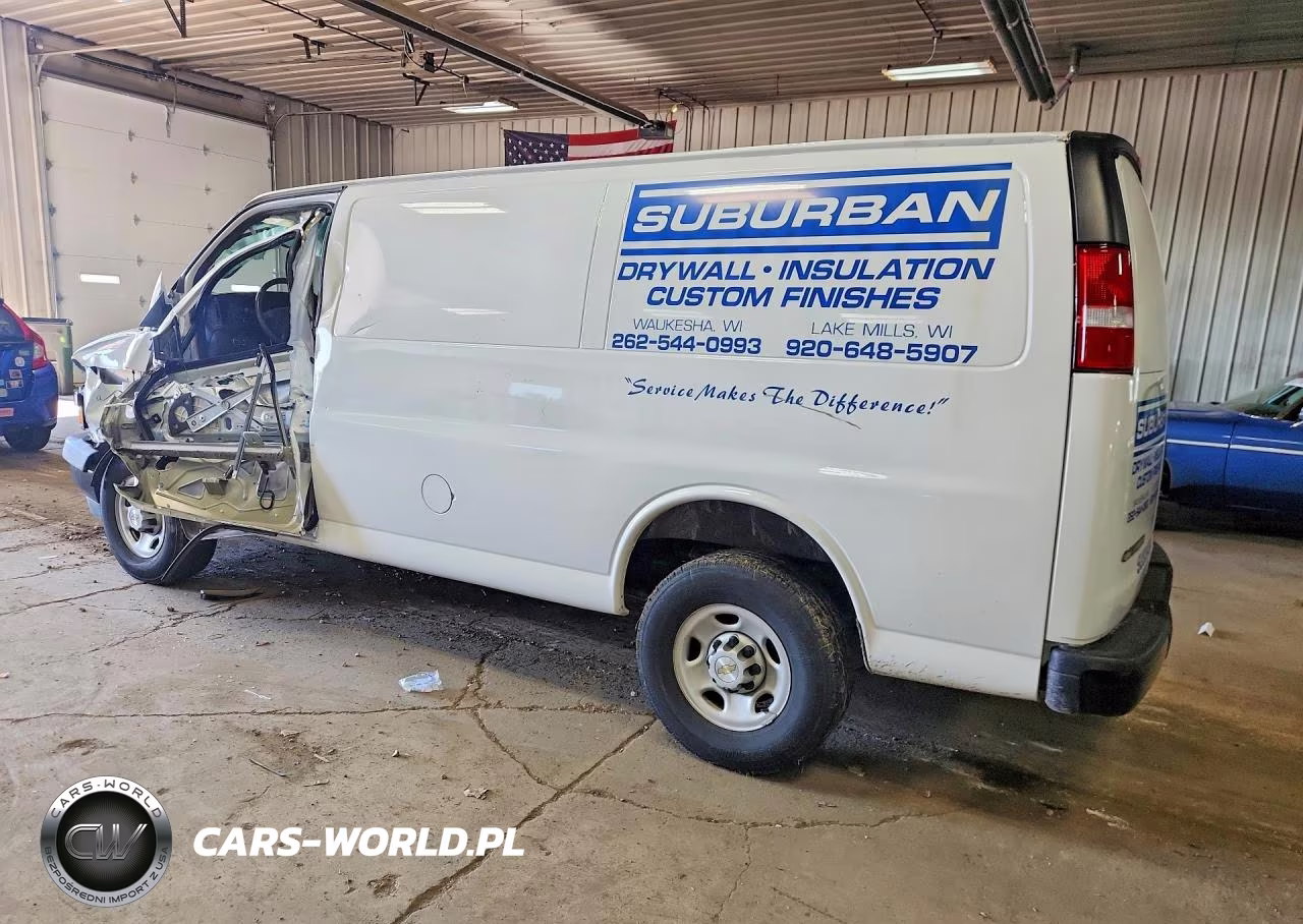 2023 Chevrolet Express 2500 Delivery Van VIN:1GCWGAFP0P1250438 - 2