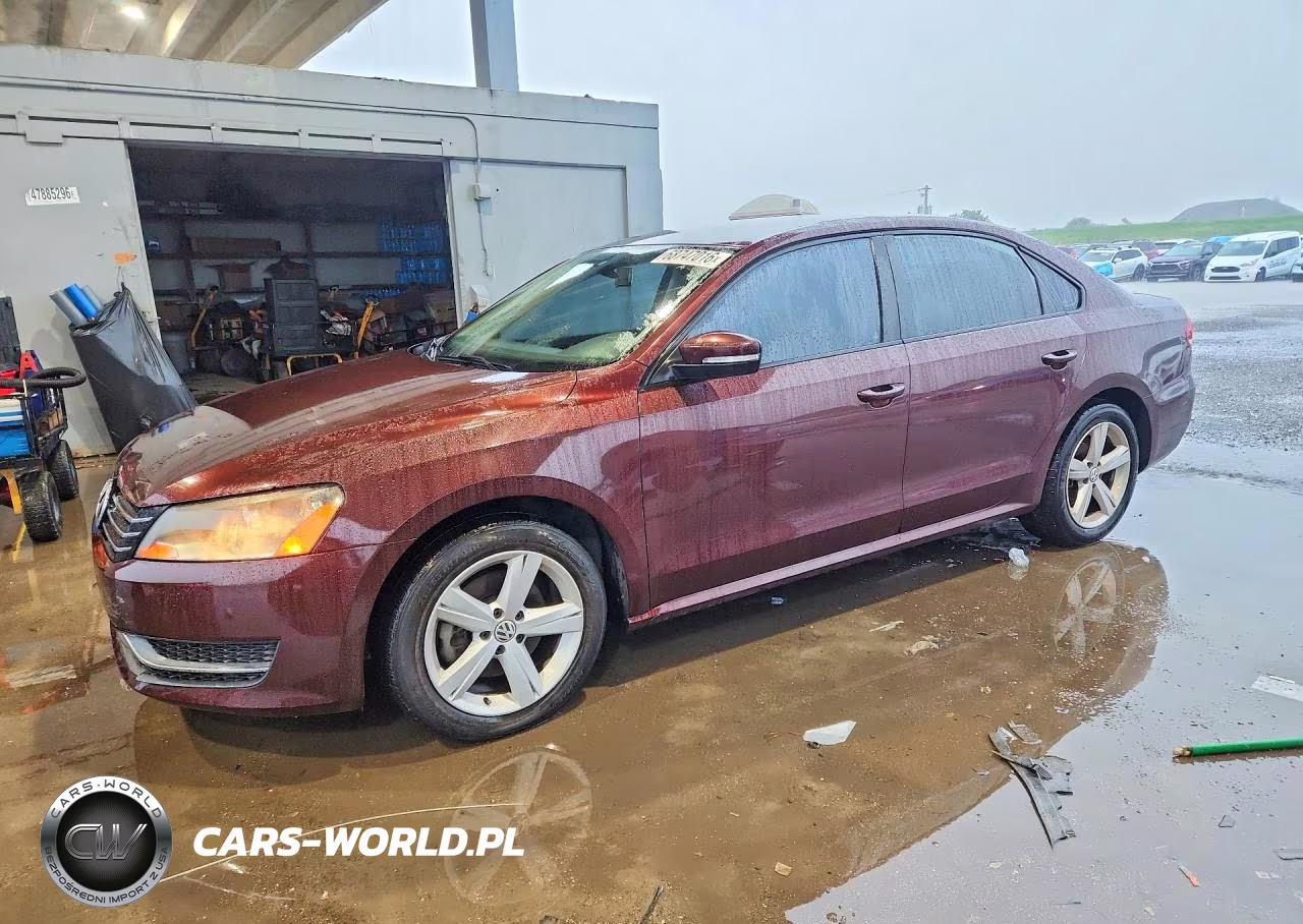 2013 Volkswagen Passat S VIN:1VWAH7A30DC031992 - 1