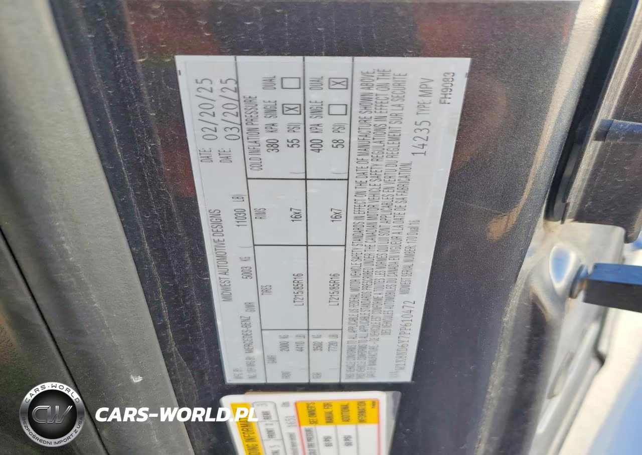 2023 Mercedes-Benz Sprinter Rv VIN:W1X8ND6Y7PP610472 - 10