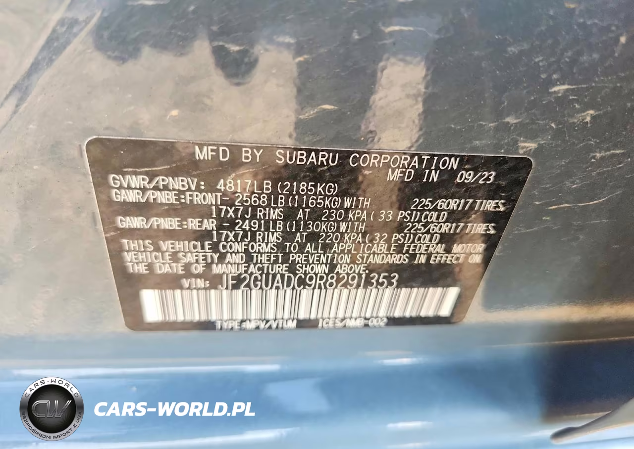 2024 Subaru Crosstrek Premium VIN:JF2GUADC9R8291353 - 12
