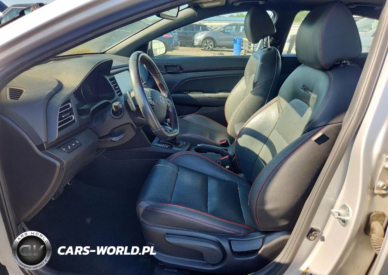 2019 Hyundai Elantra Sport VIN:KMHD04LB3KU887350 - 7