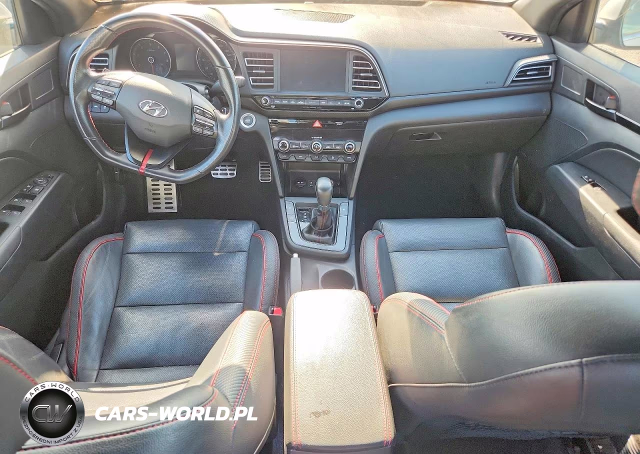 2019 Hyundai Elantra Sport VIN:KMHD04LB3KU887350 - 8