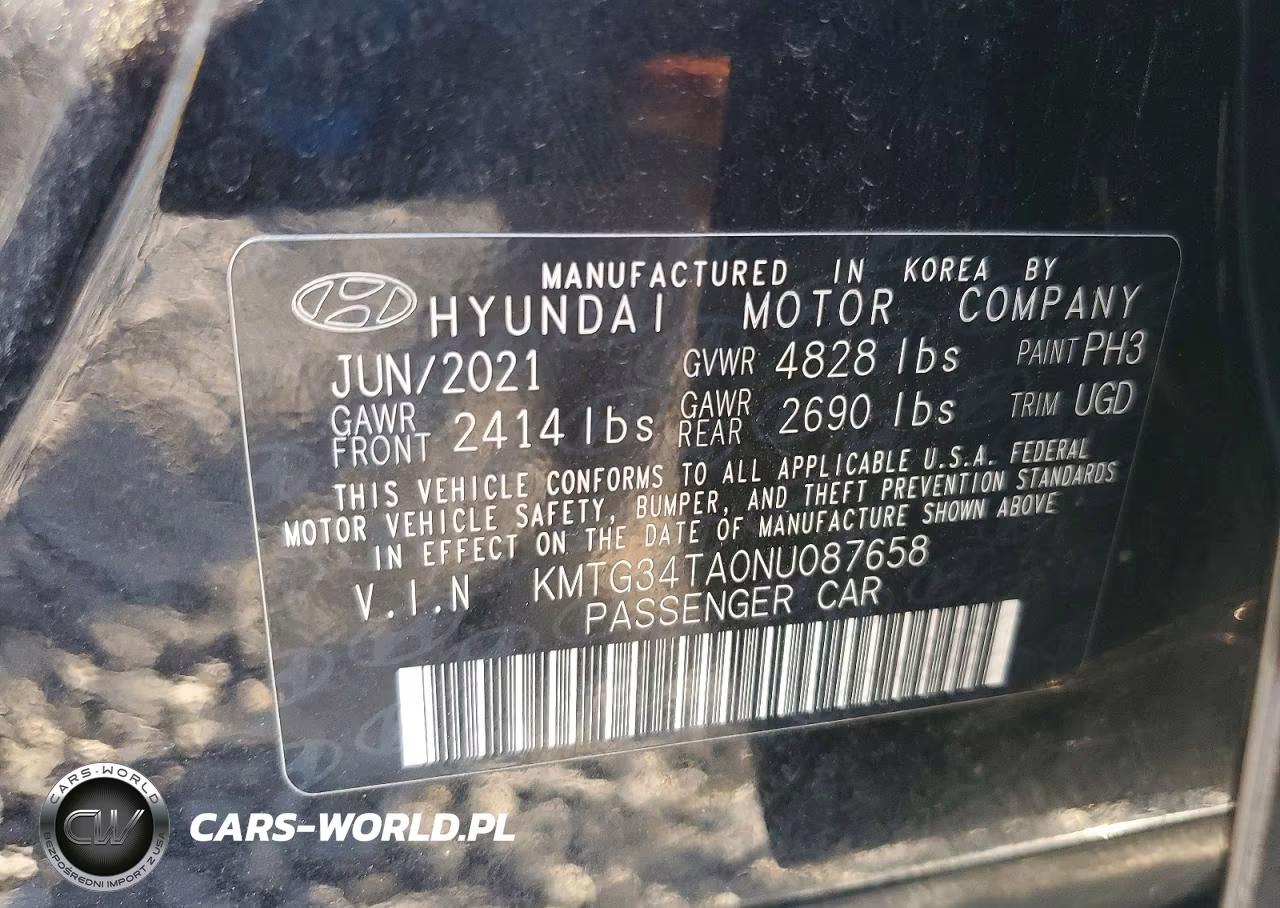 2022 Genesis G70 2.0T VIN:KMTG34TA0NU087658 - 12