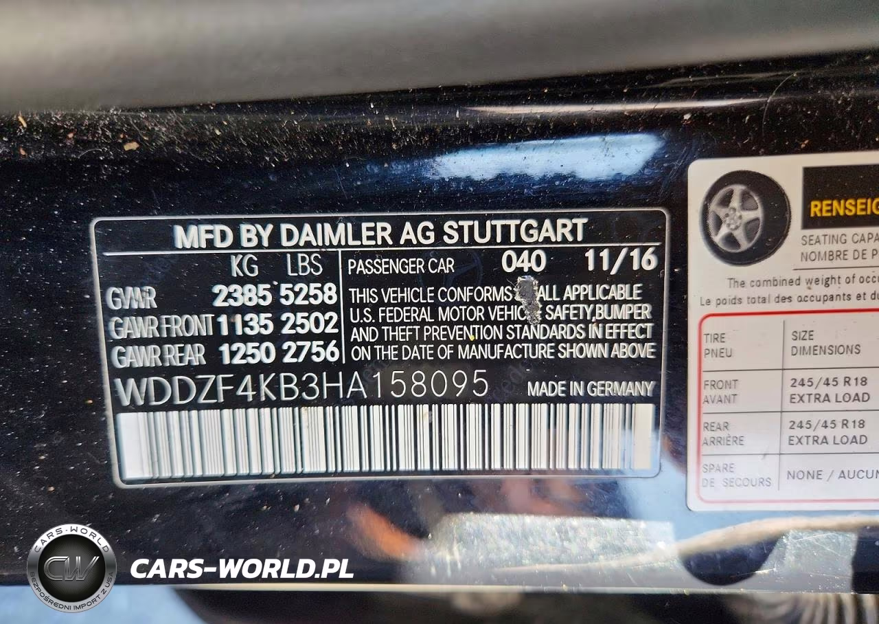 2017 Mercedes-Benz E 300 4Matic VIN:WDDZF4KB3HA158095 - 12