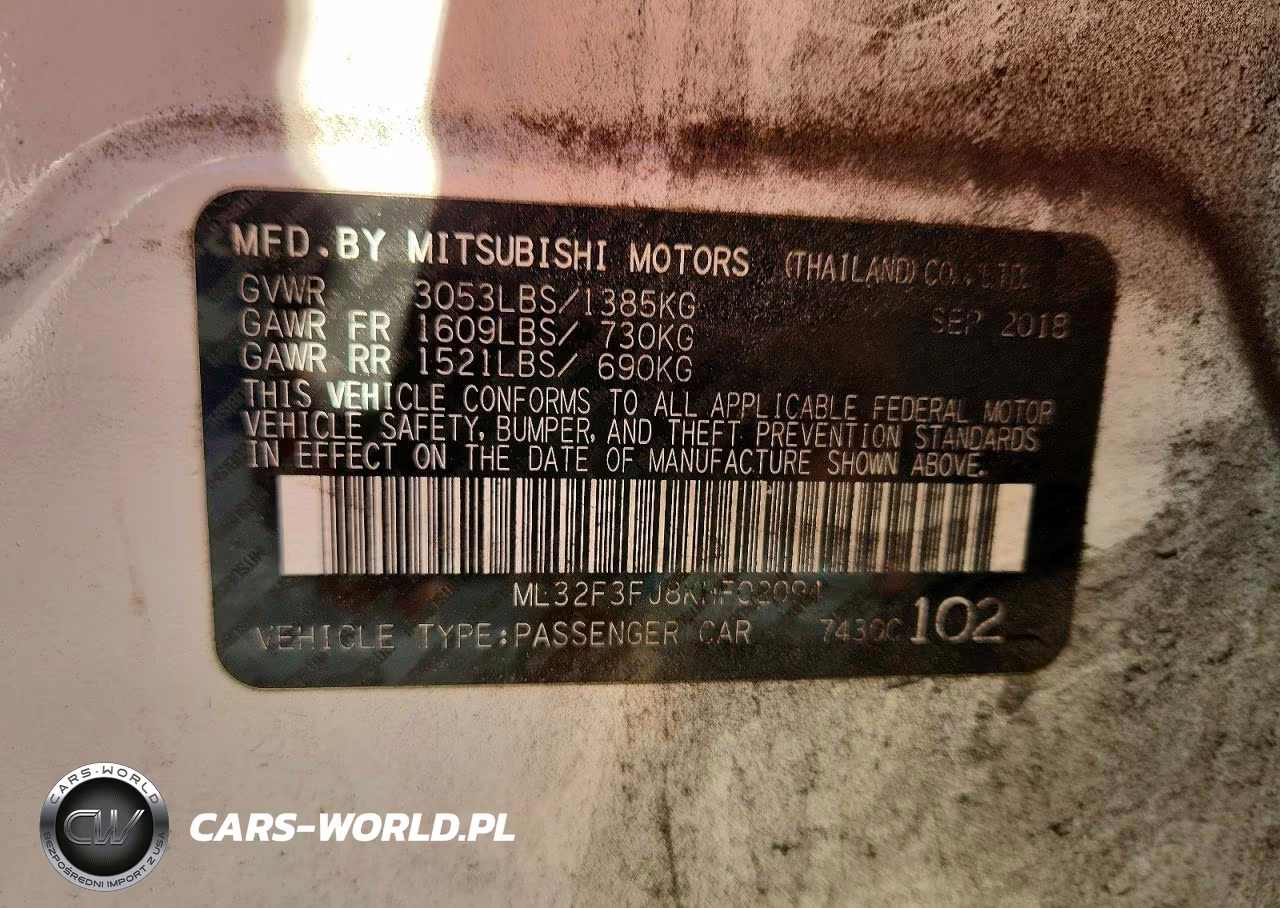 2019 Mitsubishi Mirage G4 Es VIN:ML32F3FJ8KHF02094 - 12