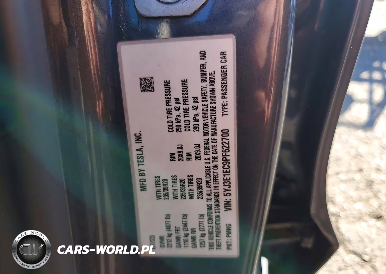 2023 Tesla Model 3 VIN:5YJ3E1EC9PF622700 - 13