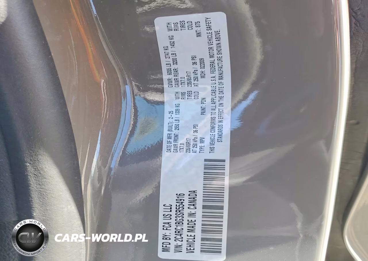 2025 Chrysler Pacifica Select VIN:2C4RC1BG3SR554916 - 13