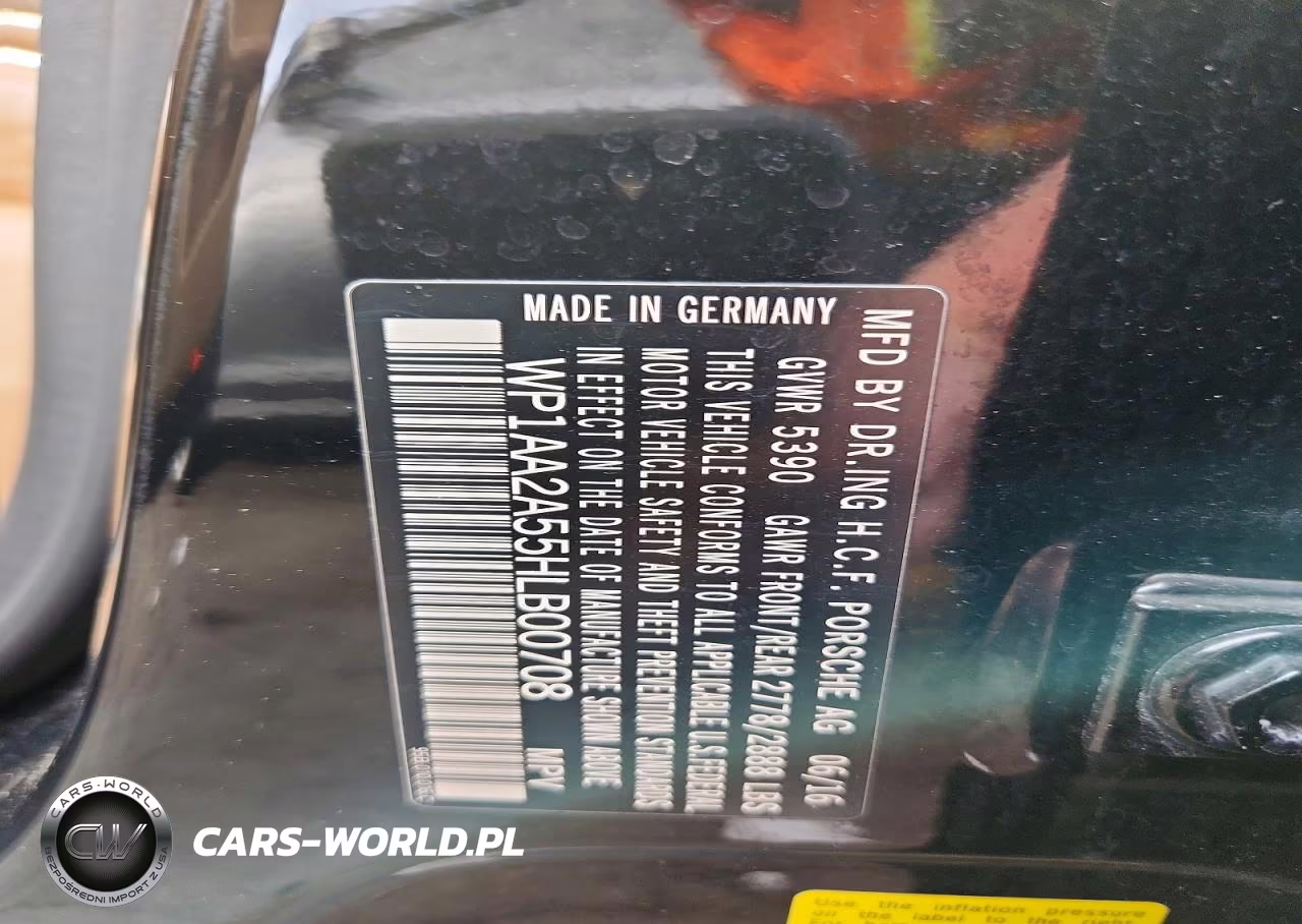 2017 Porsche Macan VIN:WP1AA2A55HLB00708 - 13