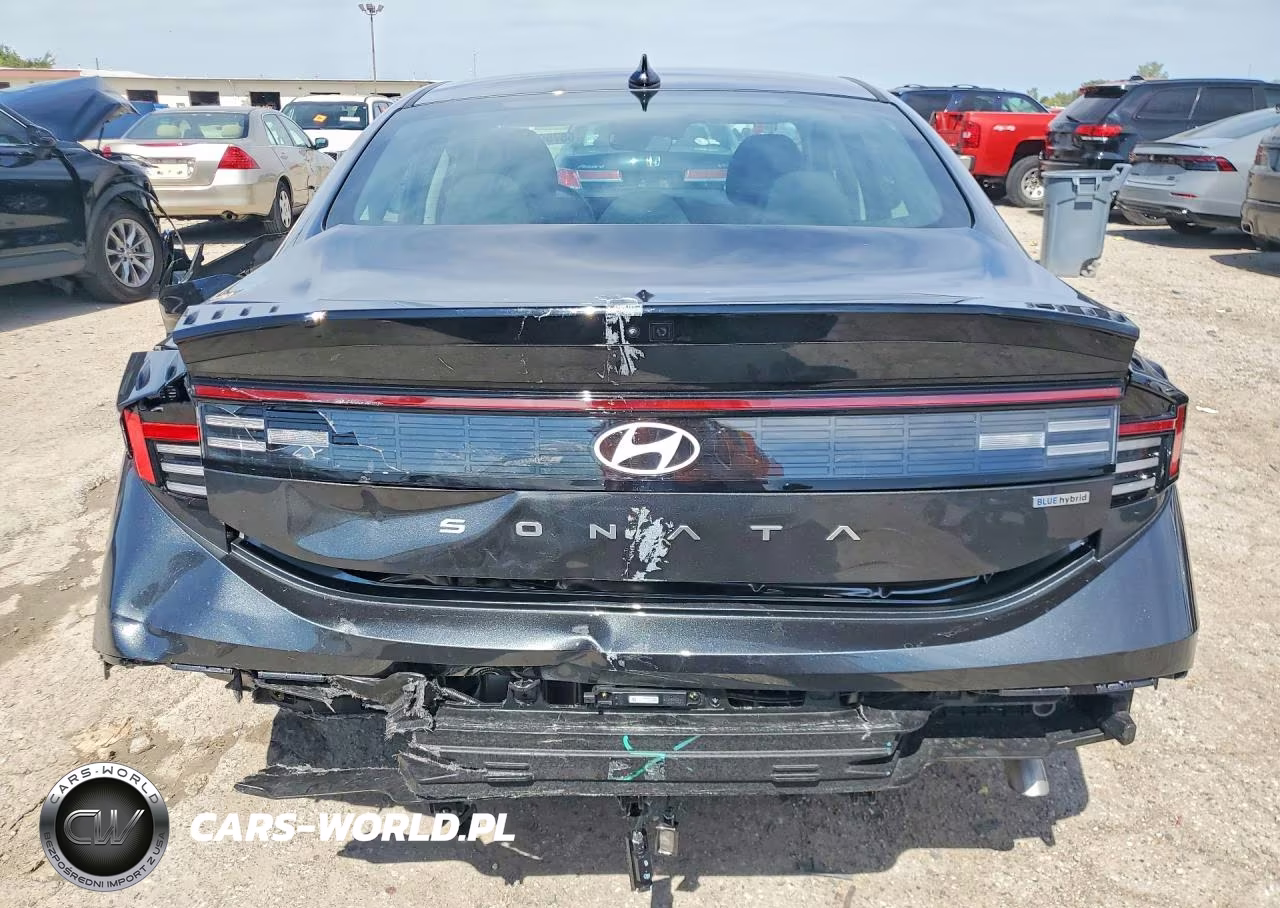 2026 Hyundai Sonata Hybrid Blue VIN:KMHL24JJ1TA167810 - 6