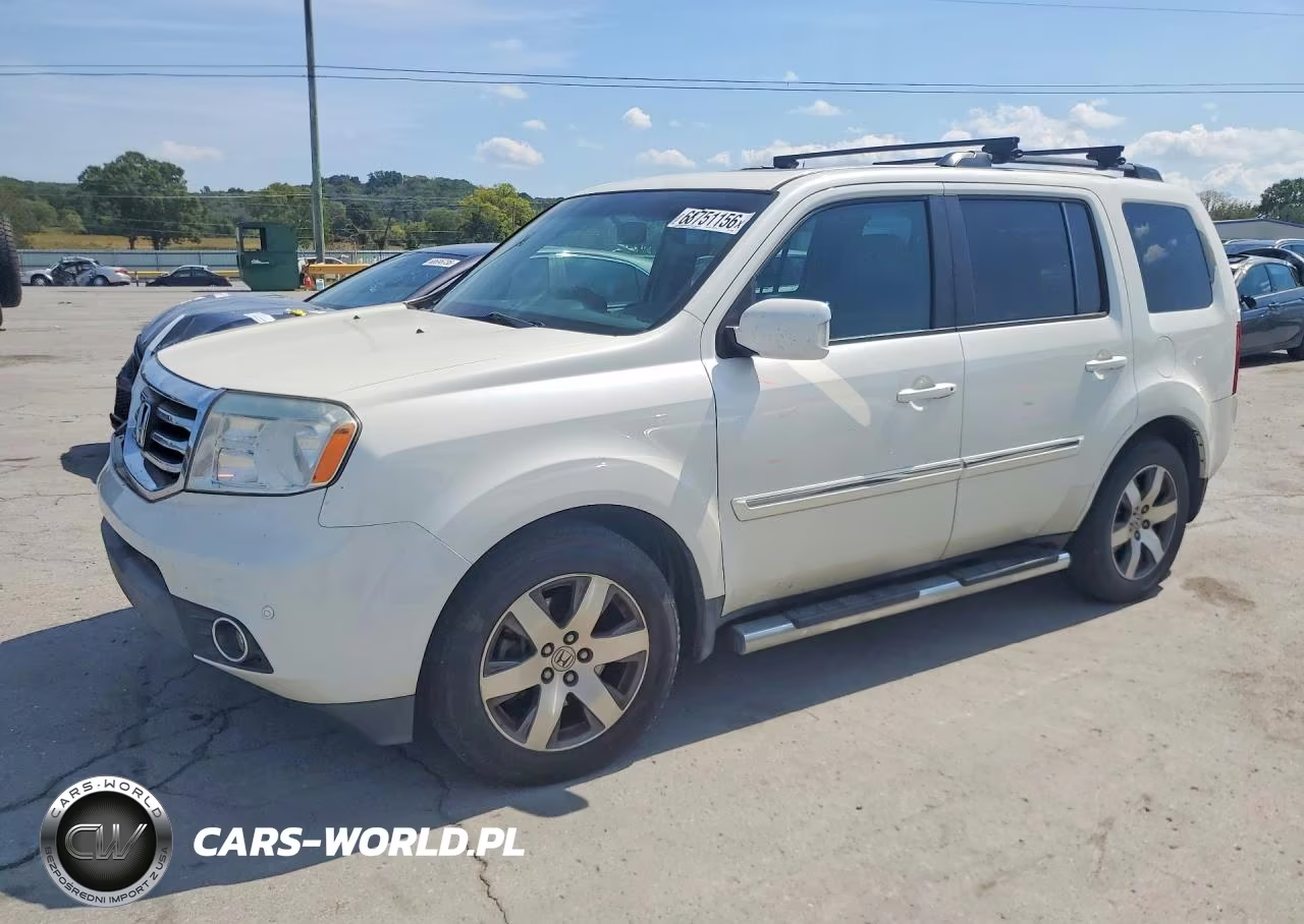 2014 Honda Pilot Touring VIN:5FNYF4H95EB026209 - 1