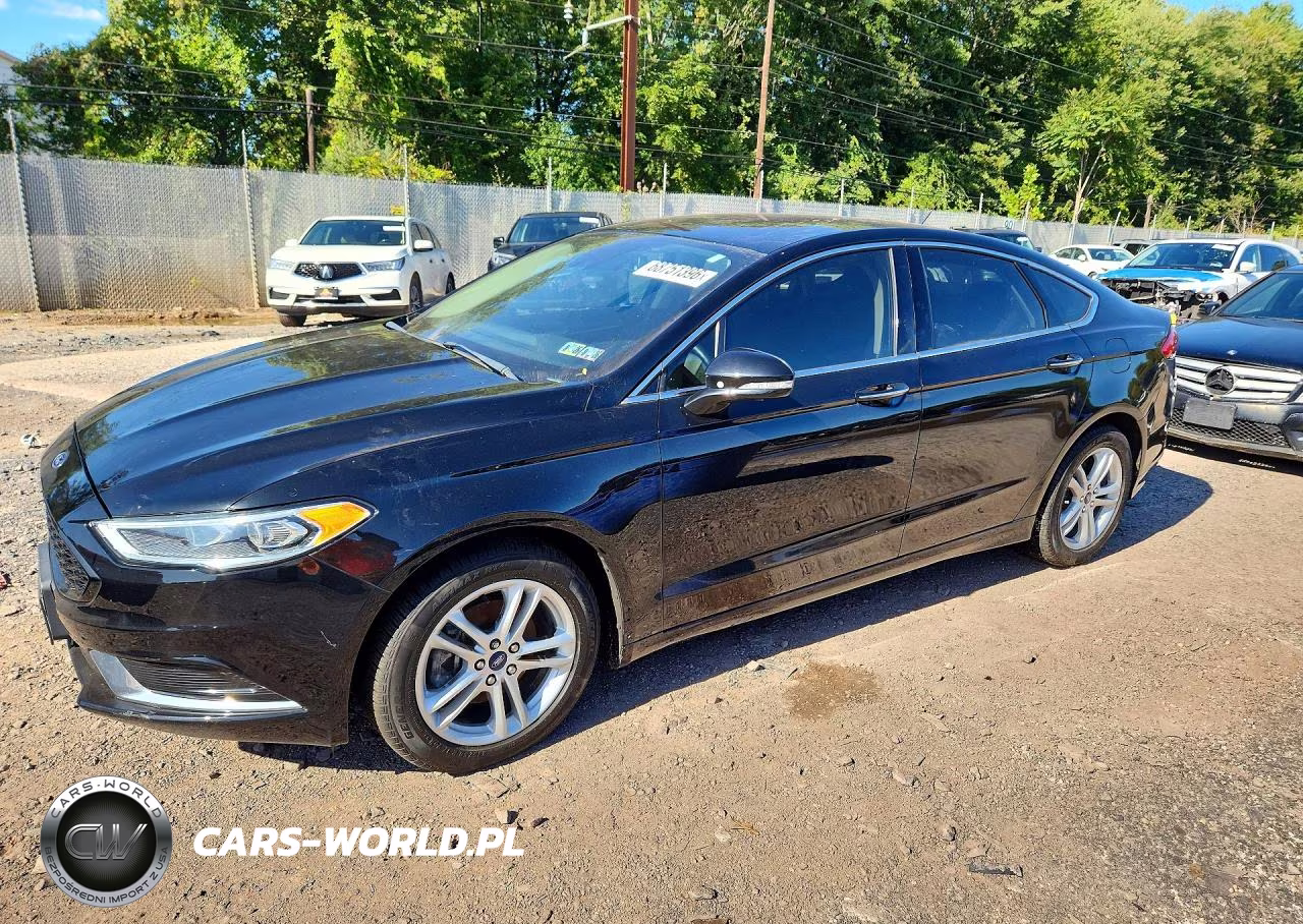 2018 Ford Fusion Se VIN:3FA6P0HD0JR220906 - 1