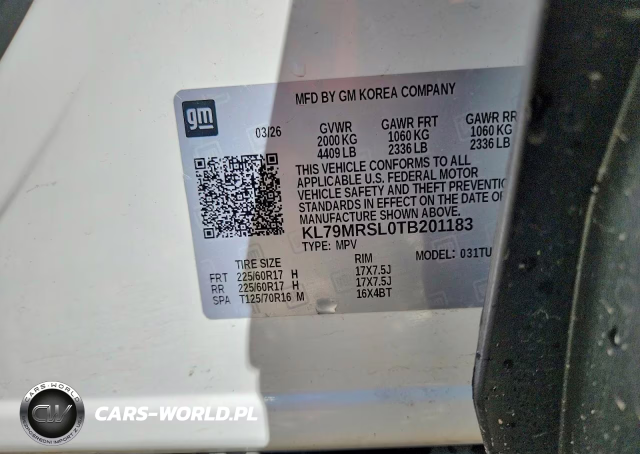2026 Chevrolet Trailblazer Lt VIN:KL79MRSL0TB201183 - 13