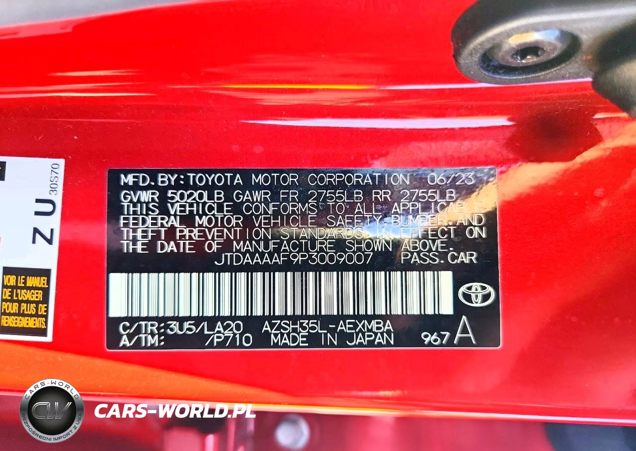 2023 Toyota Crown Limited VIN:JTDAAAAF9P3009007 - 12