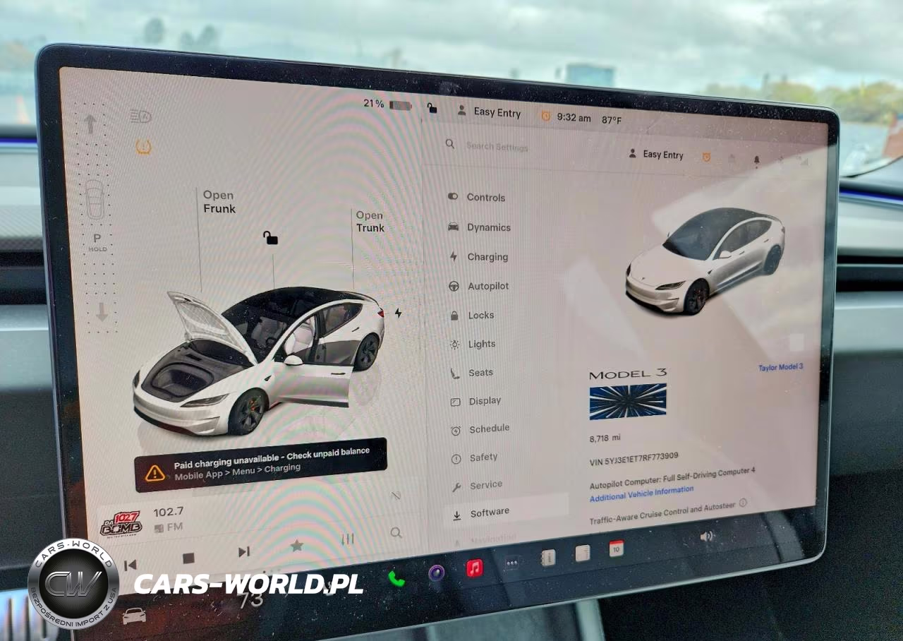 2024 Tesla Model 3 VIN:5YJ3E1ET7RF773909 - 9